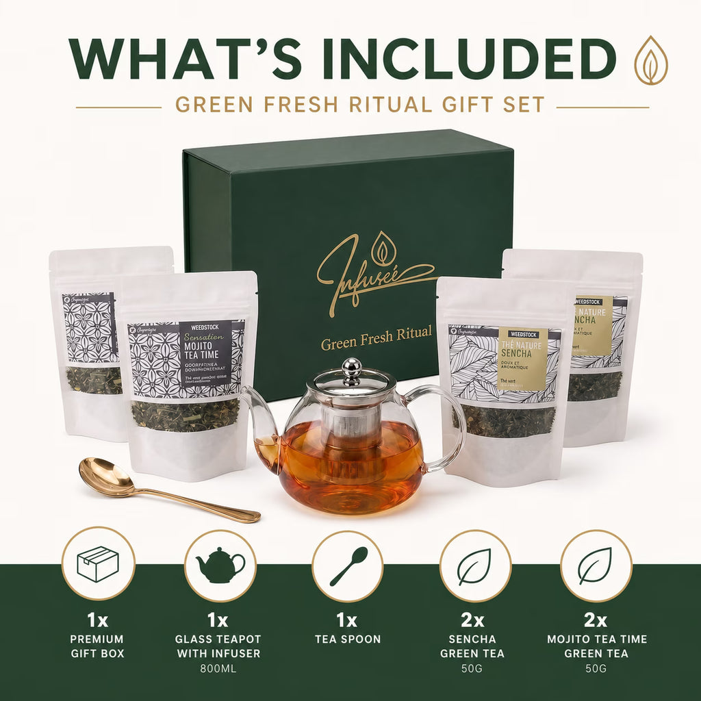 Green Fresh Ritual Green Tea Gift Set - Infusée