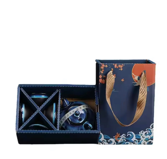 Servizio da tè completo in ceramica