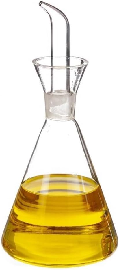 DAMDAM GO 250 cc Glass Oil Bottle in Box, Crystal, 250 ml