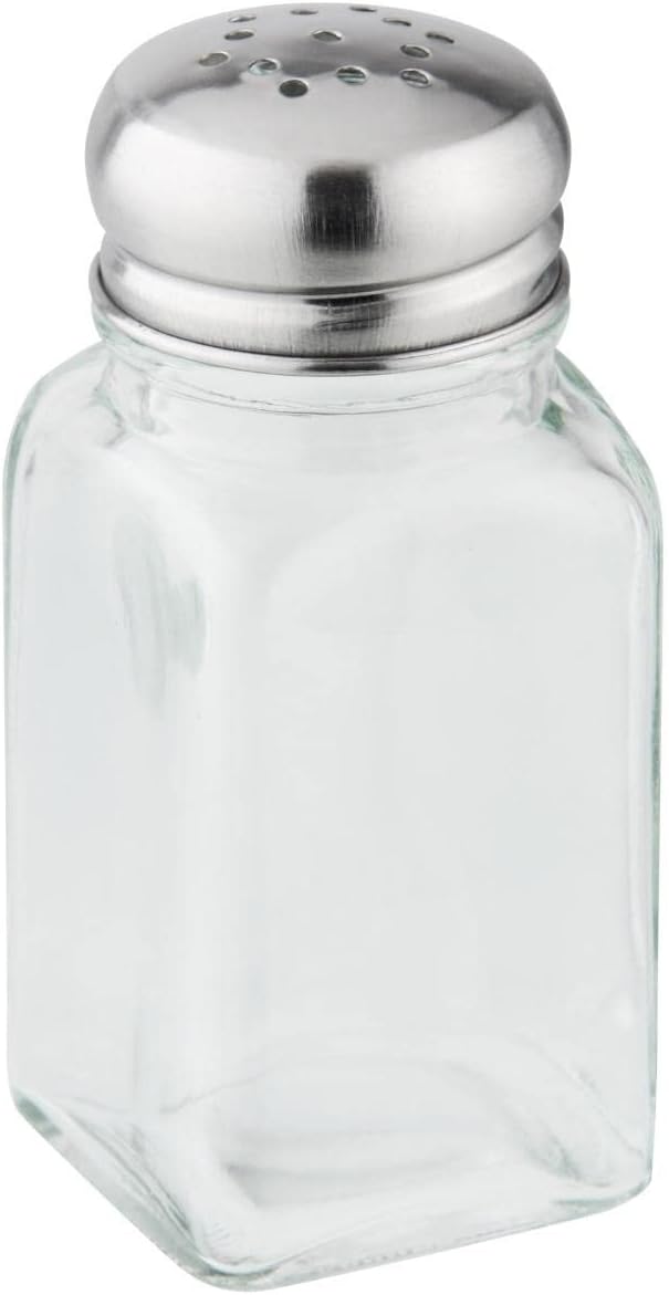 Fackelmann 46874.0 Seasoning Dispenser, Glass, Transparent, 9.5 x 4 x 4 cm
