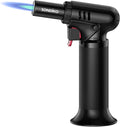 Sondiko Kitchen Torch, Rechargeable Torch with Safety Lock and Adjustable Flame for Crafts, Creme Brulee, Barbecue and Baking, Butane Gas Not Included
