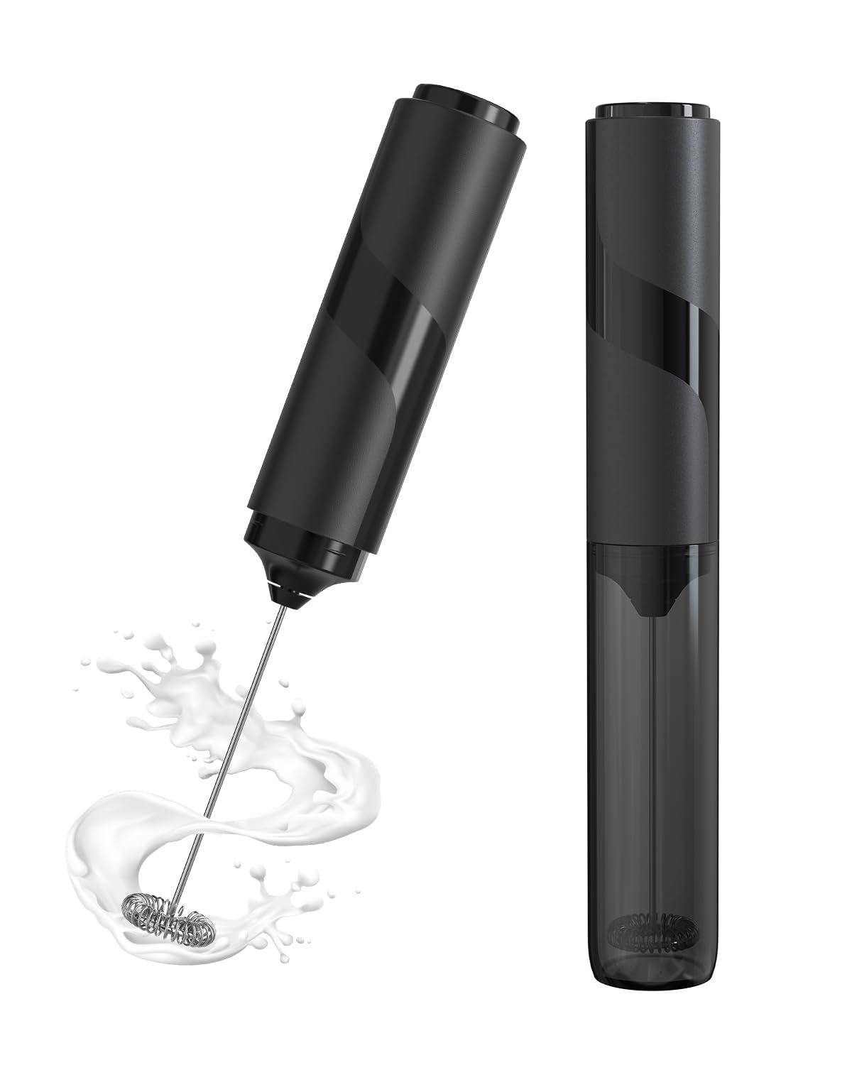 Powerful Electric Milk Frother for Coffee - Mini Blender and Mixer for Latte, Cappuccino, Matcha