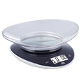 Bilancia Da Cucina Digitale con ciotola da 0,8L, 5kg/11 b, Nera
