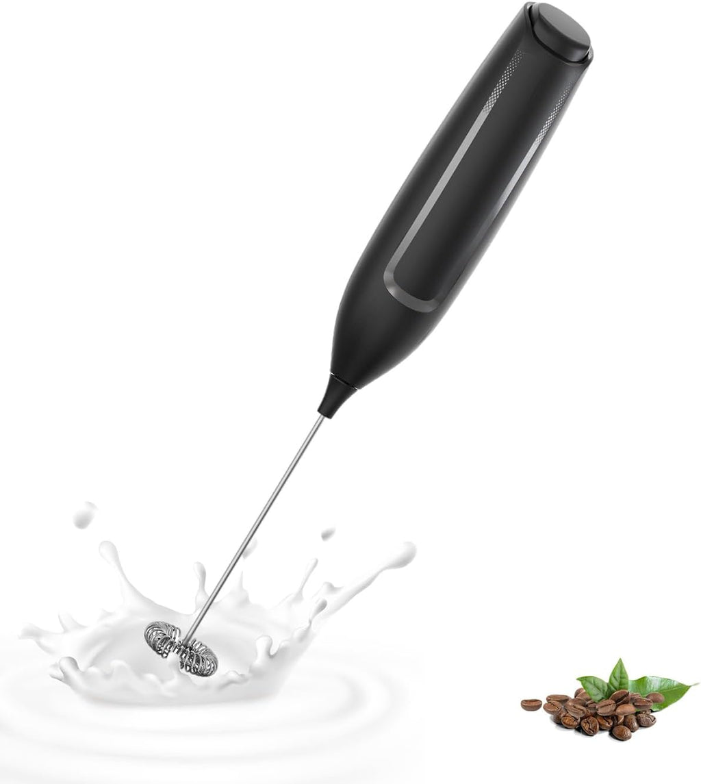 Powerful Electric Milk Frother for Coffee - Mini Blender and Mixer for Latte, Cappuccino, Matcha