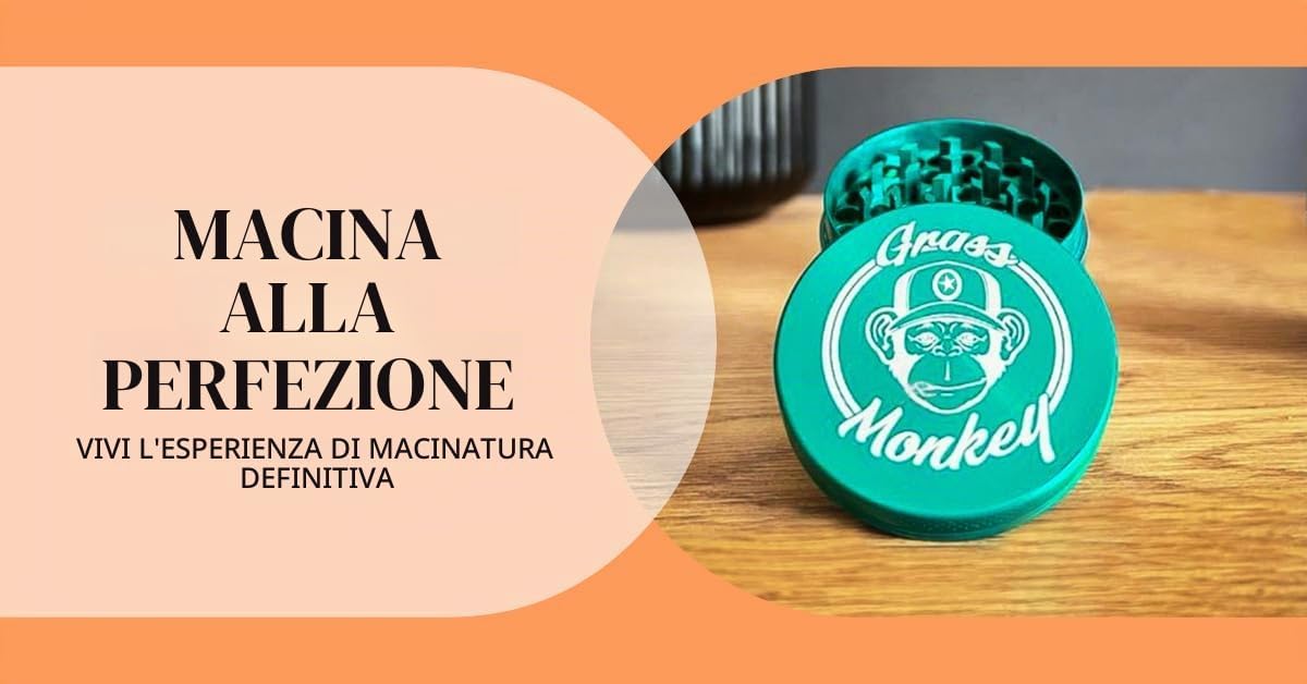 Basic Metal Grinder - 4 Pieces, Diameter 5.5 cm, Green, Robust Herb Grinder with Pollen Strainer and Shovel, Compact and Durable