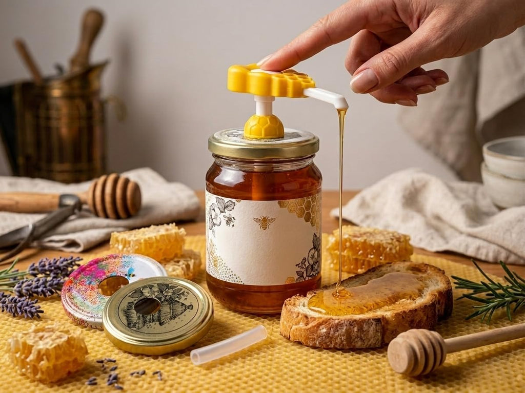Fiore DOSAMIELE Dispenser in Kit for Honey Certified Italian Quality