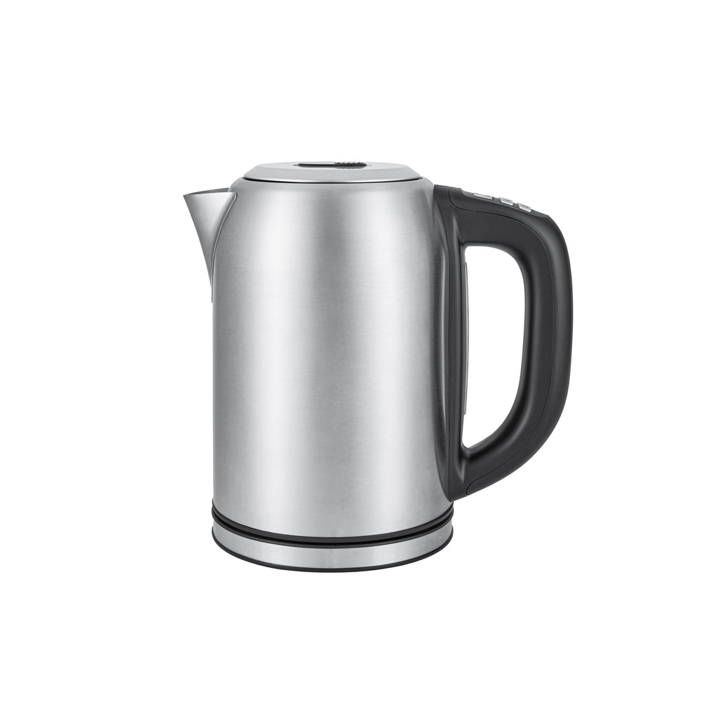 Amazon Basics Electric Kettle, 1.7L, 2200 W, BPA Free with 360° Base, Automatic Shut-off and Removable Anti-Limescale Filter, Matte Black