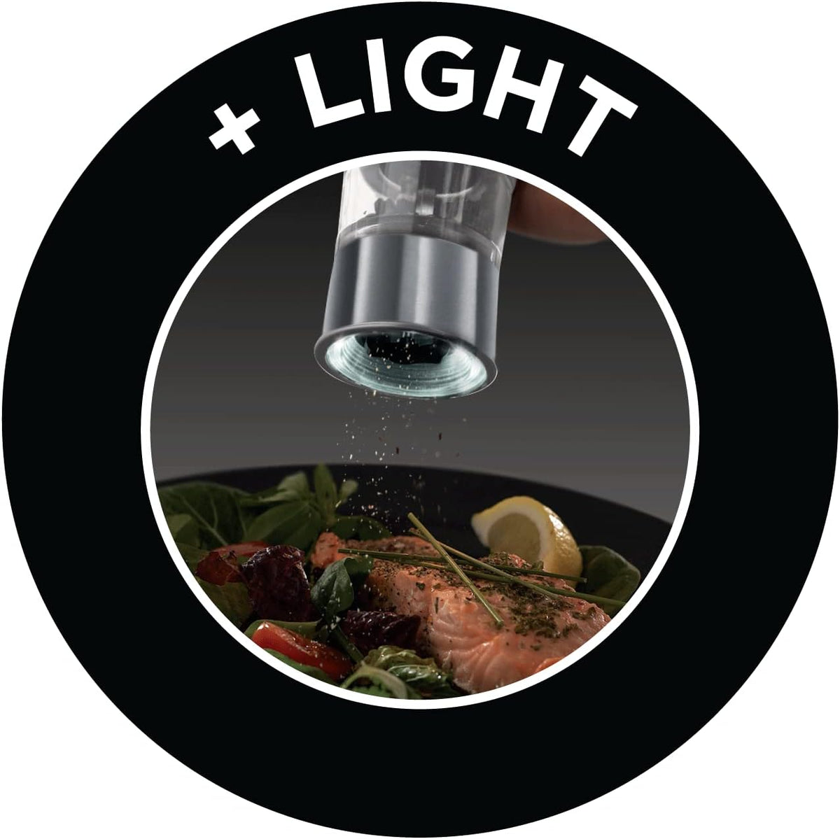 Russell Hobbs Pepper Mill, Electric Salt and Pepper Mill, Ceramic Grinder