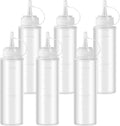 6 Pcs Squeeze Bottle, 240 ml, Plastic Bottle for Ketchup Oil Painting