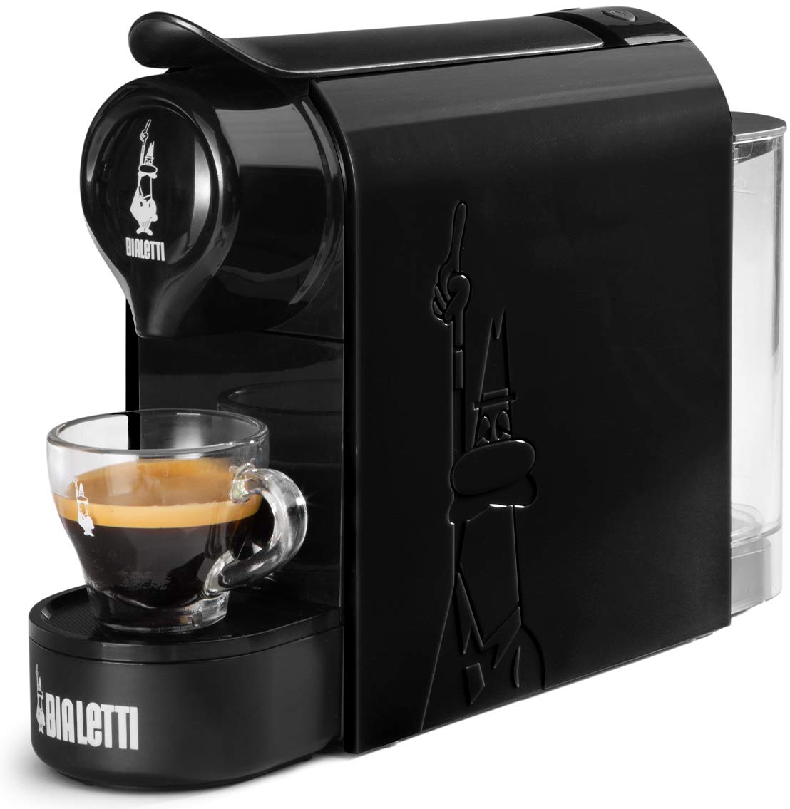 Bialetti Gioia Espresso Machine Including 32 Capsules, Works Only with Capsules, Black