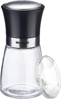 Westmark 63502260 Spice Shaker with Aromatic Lid Perforated Design, 190 ml, Glass/Stainless Steel/Plastic, Blacky, Transparent/Black/Silver