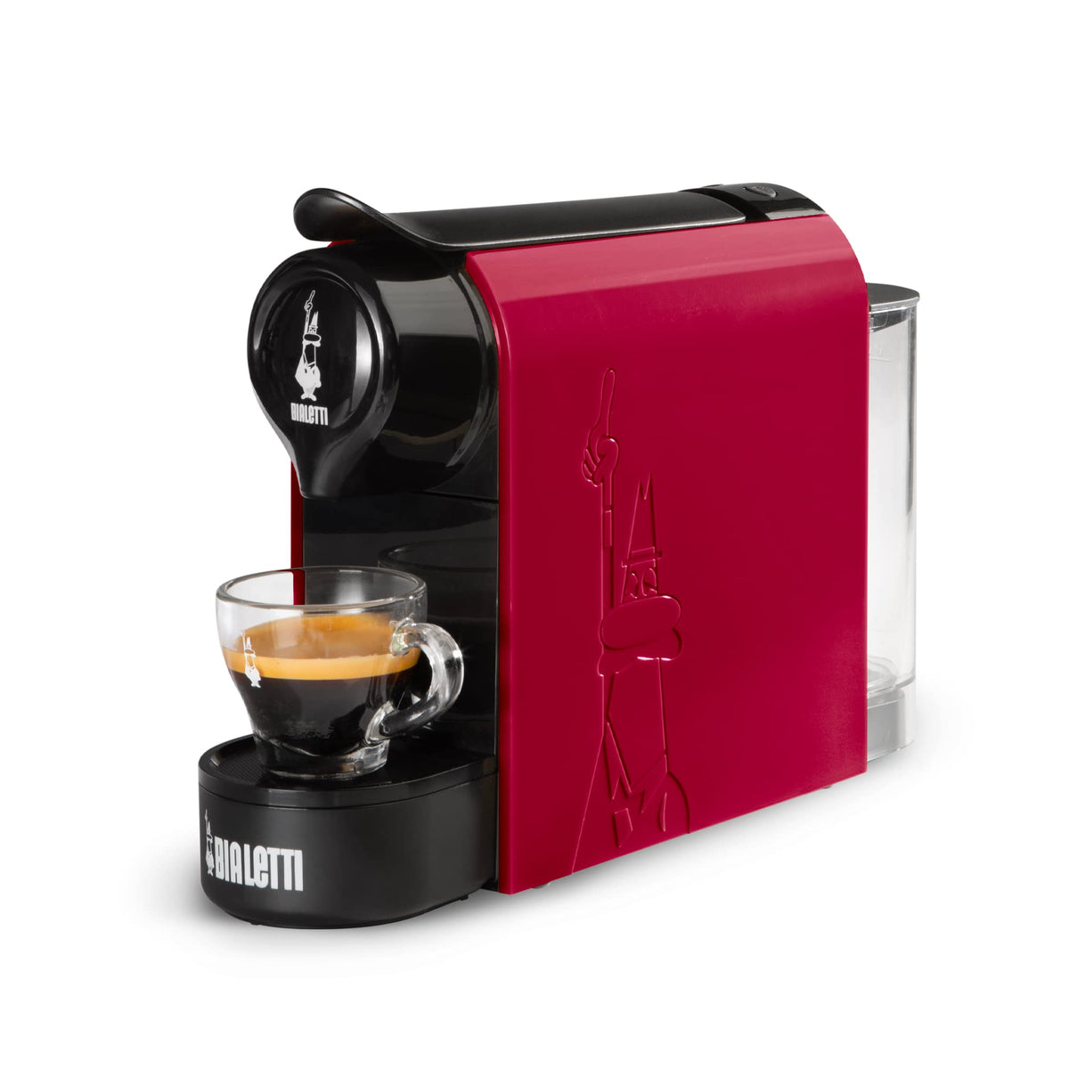 Bialetti Gioia Espresso Machine Including 32 Capsules, Works Only with Capsules, Black
