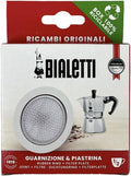 BIALETTI Replacement Gasket and Filter for Mokina Coffee Maker 1/2 Cup