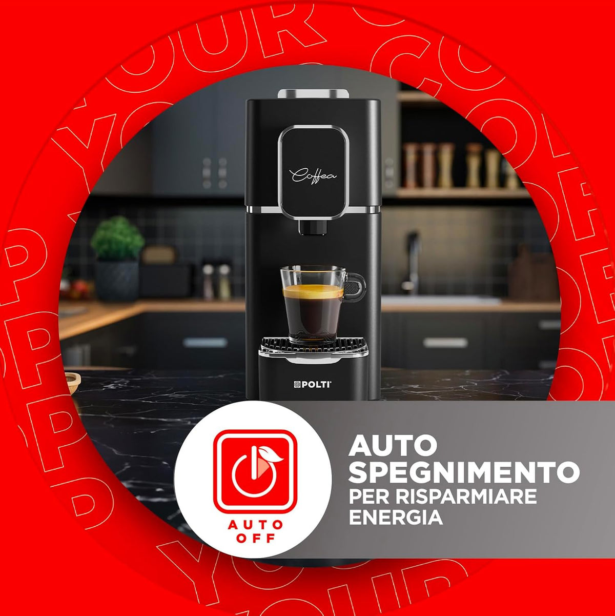 Polti Coffea S15B 44 mm E.S.E. Espresso Coffee Maker