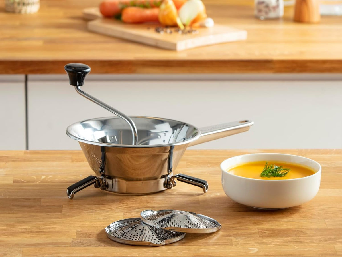 Moulinex A40106, Petit Ménager, Schiaccia Verdure N° 1 in Acciaio Inox