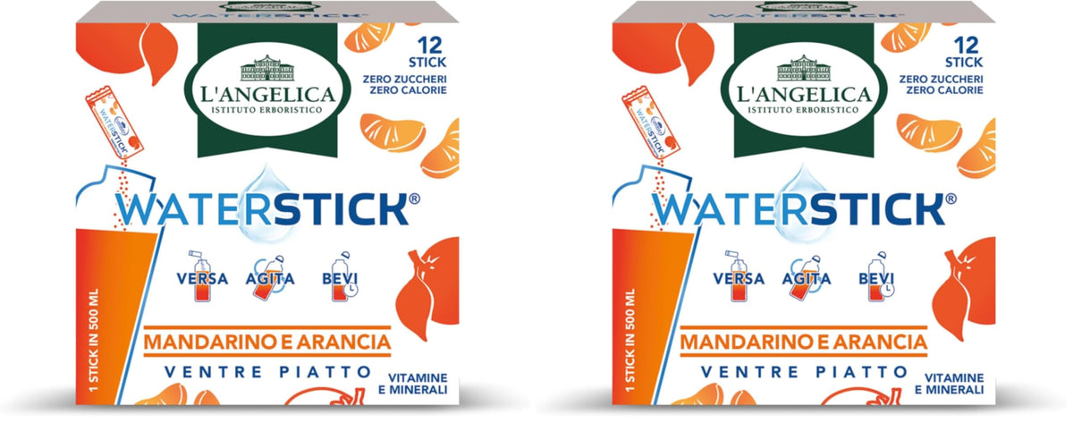 L'Angelica, Waterstick, Ventre Piatto, Mandarino e Arancia, 12 Stick