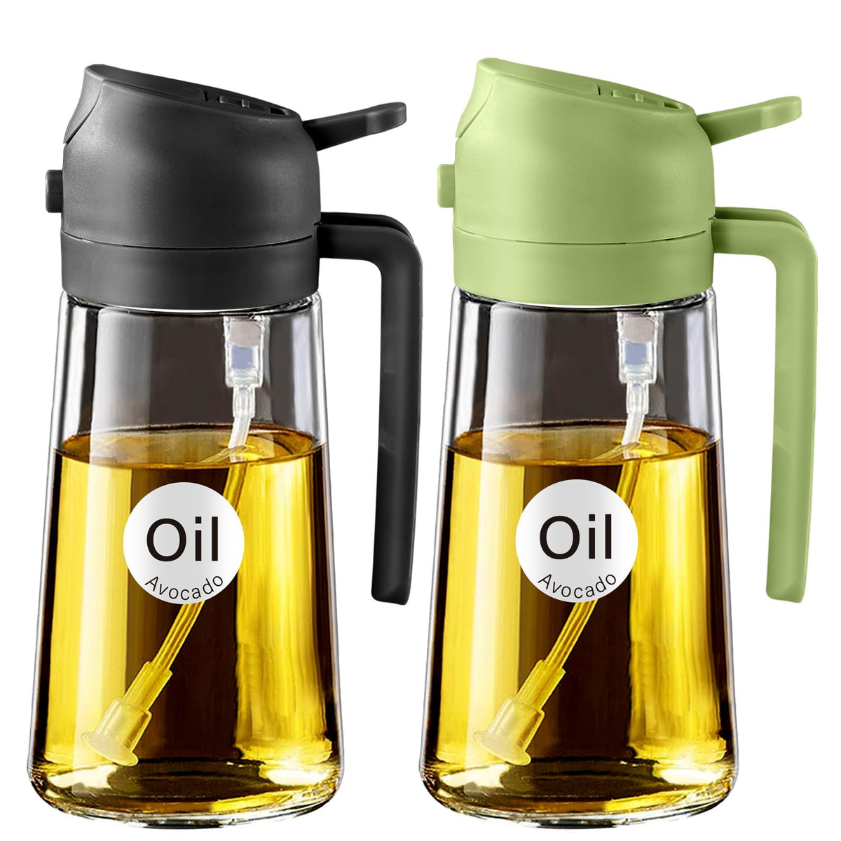 YARRAMATE Spruzzino Olio 2 in 1 per Friggitrice Aria 470 ml
