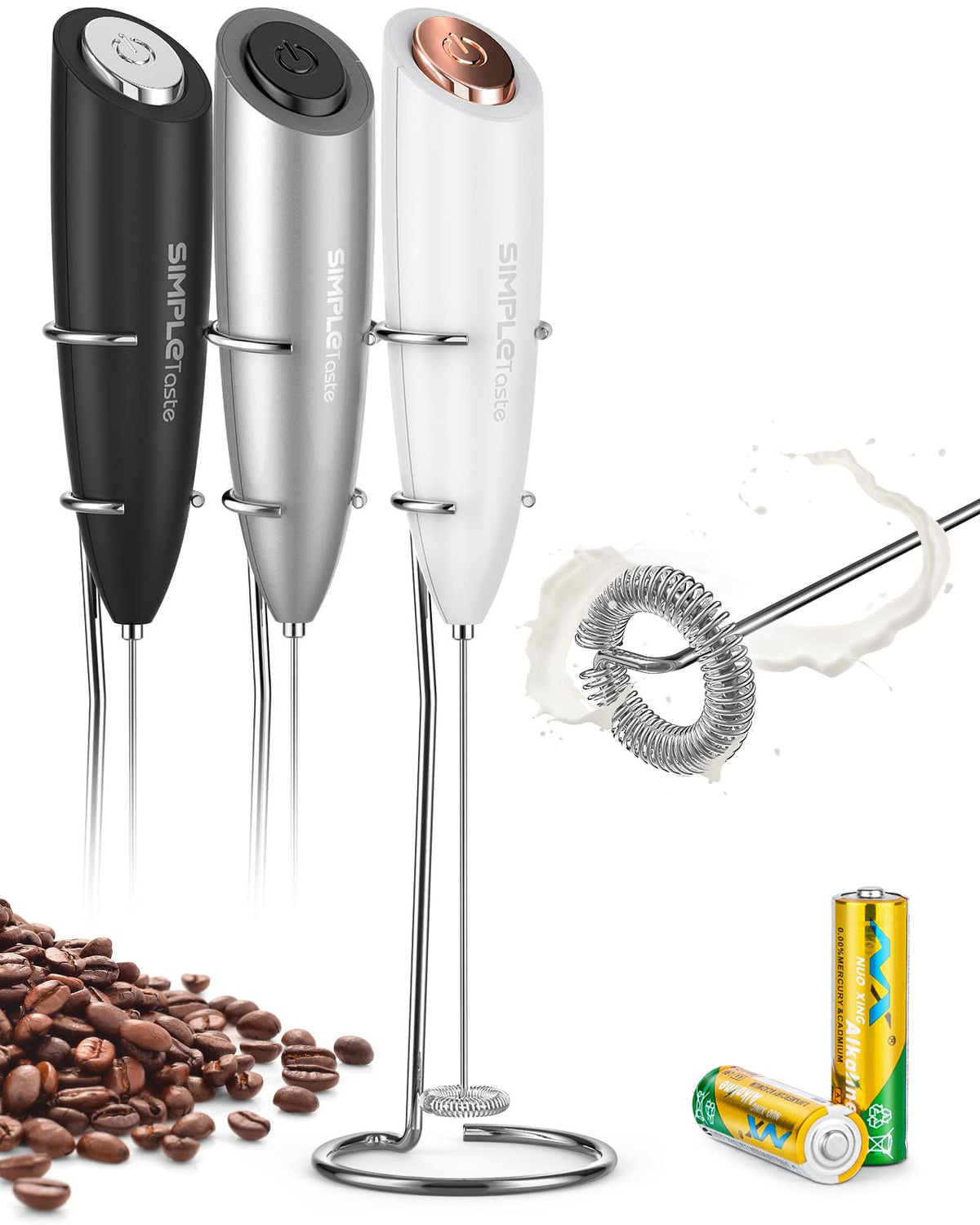 SIMPLETASTE Electric Milk Frother
