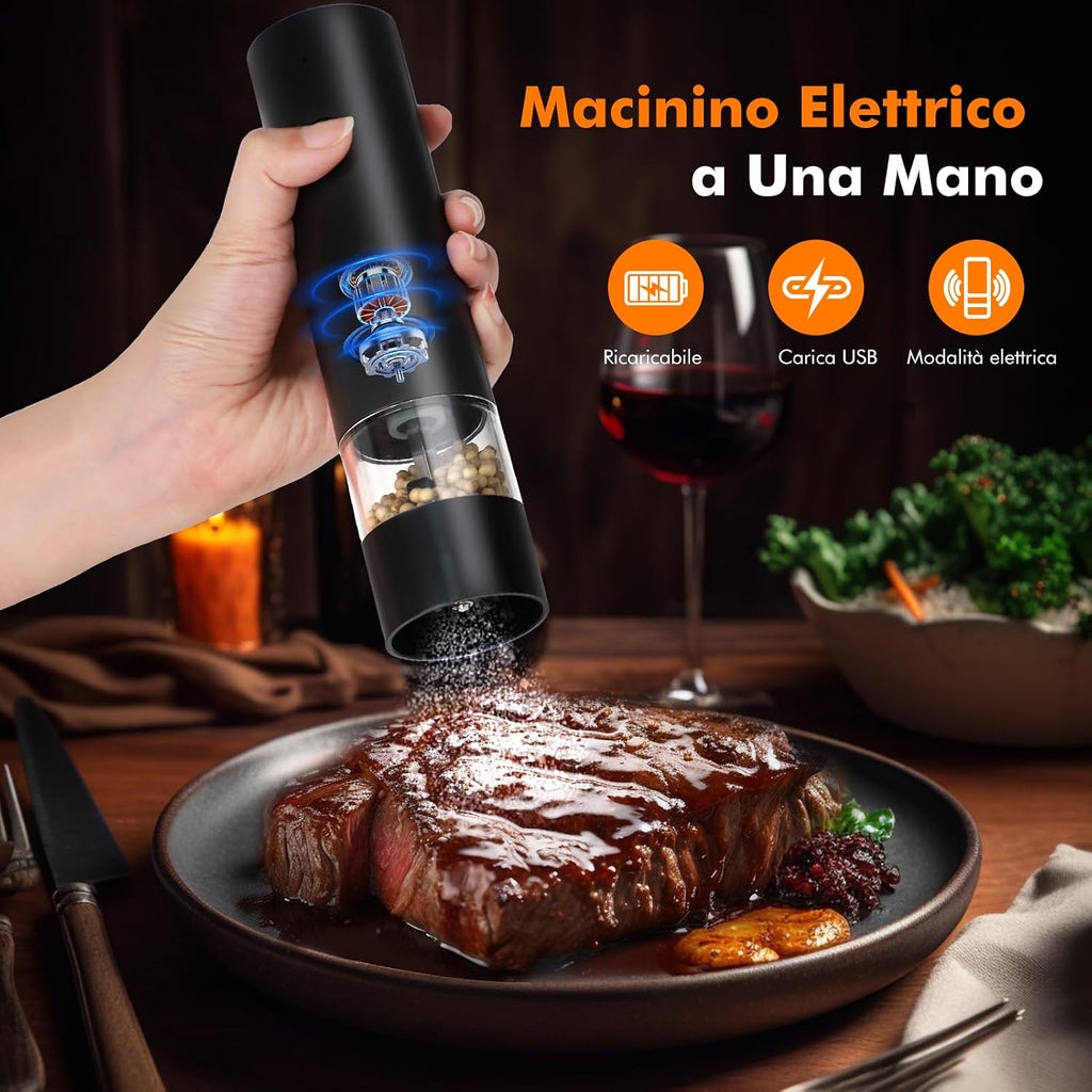 Salt and Pepper Mills Electric Pepper Mill with Stand