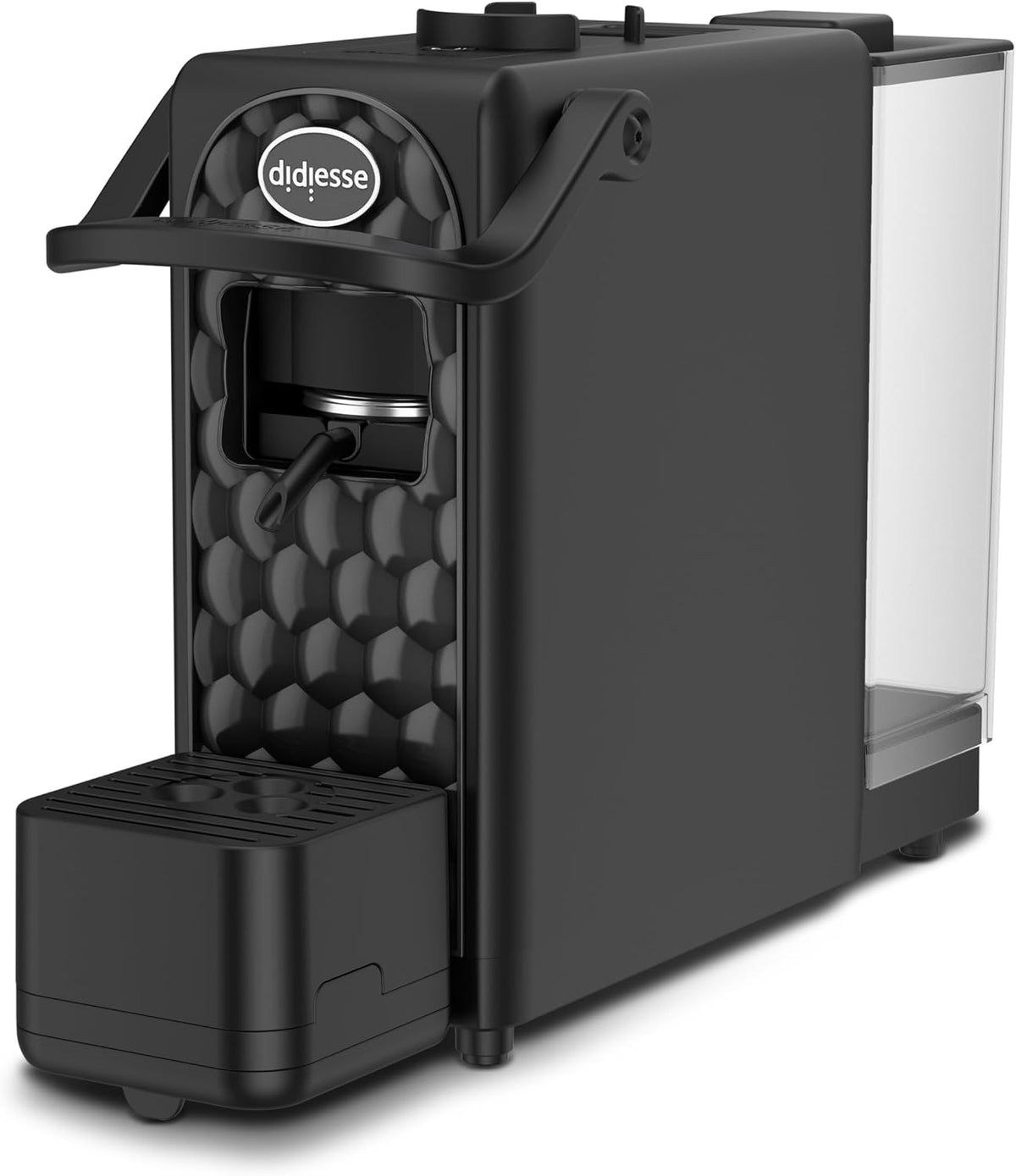 Didiesse DarkSide Espresso Machine, Intense and Aromatic Coffee without sacrificing Practicality and Design, 1.3 L Tank, Low Consumption (650W), Compact and Light – Black