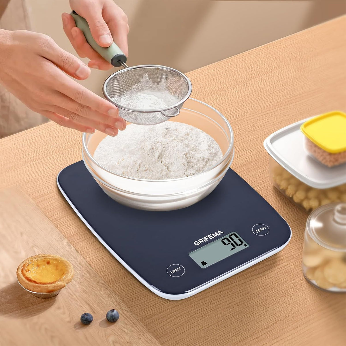 GRIFEMA GA2004 Kitchen Scale with LCD Display 11 lbs