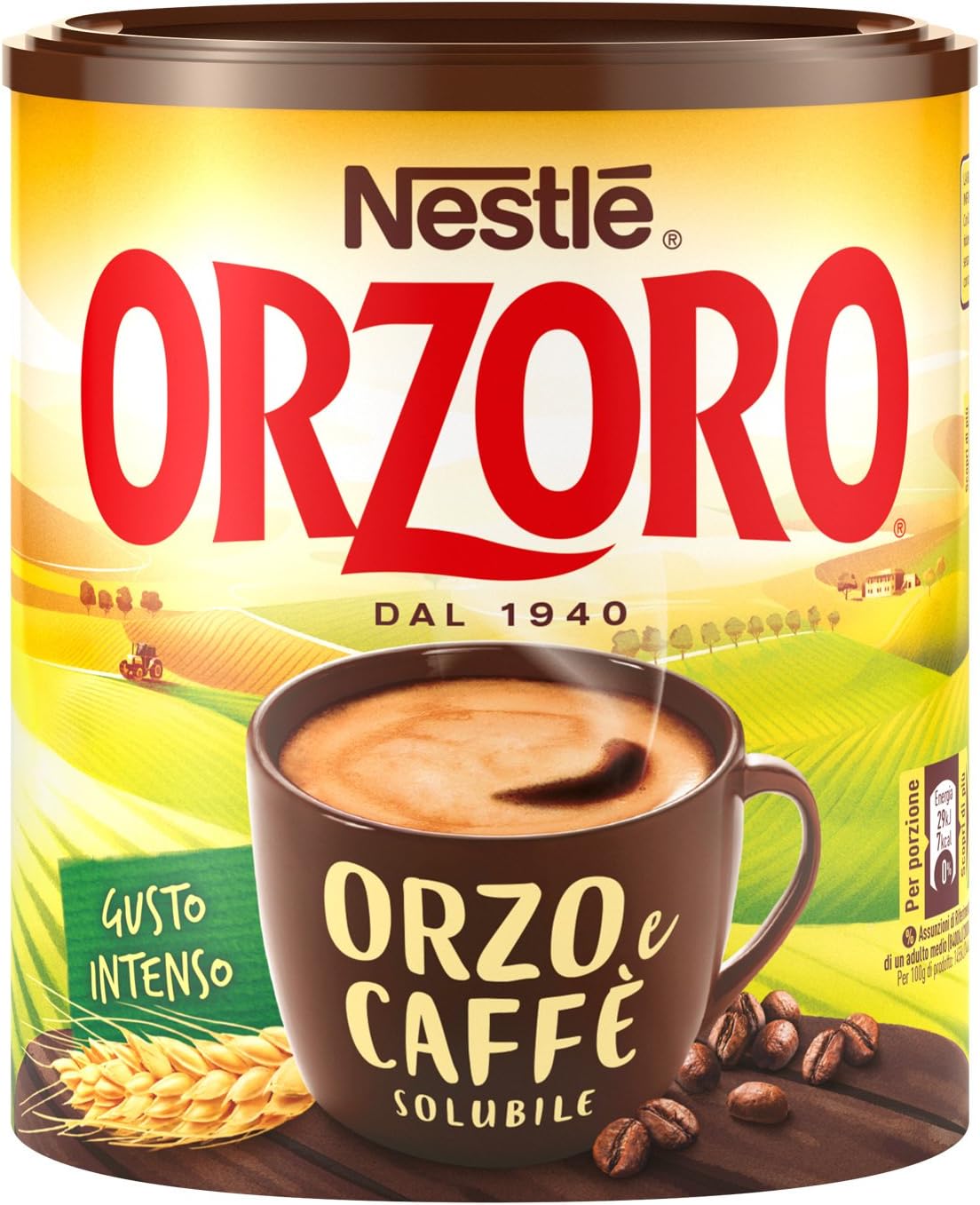 NESTLÉ ORZORO Orzo e Caffè Solubile, Barattolo 120g