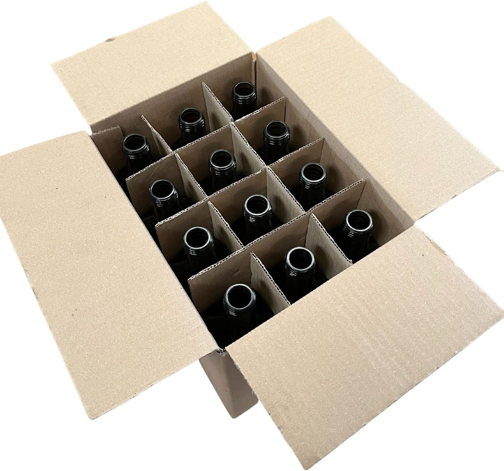 Green Garden 6 x UVAG Dark Glass Marasca Oil Liquor Bottle 750ml with Cap