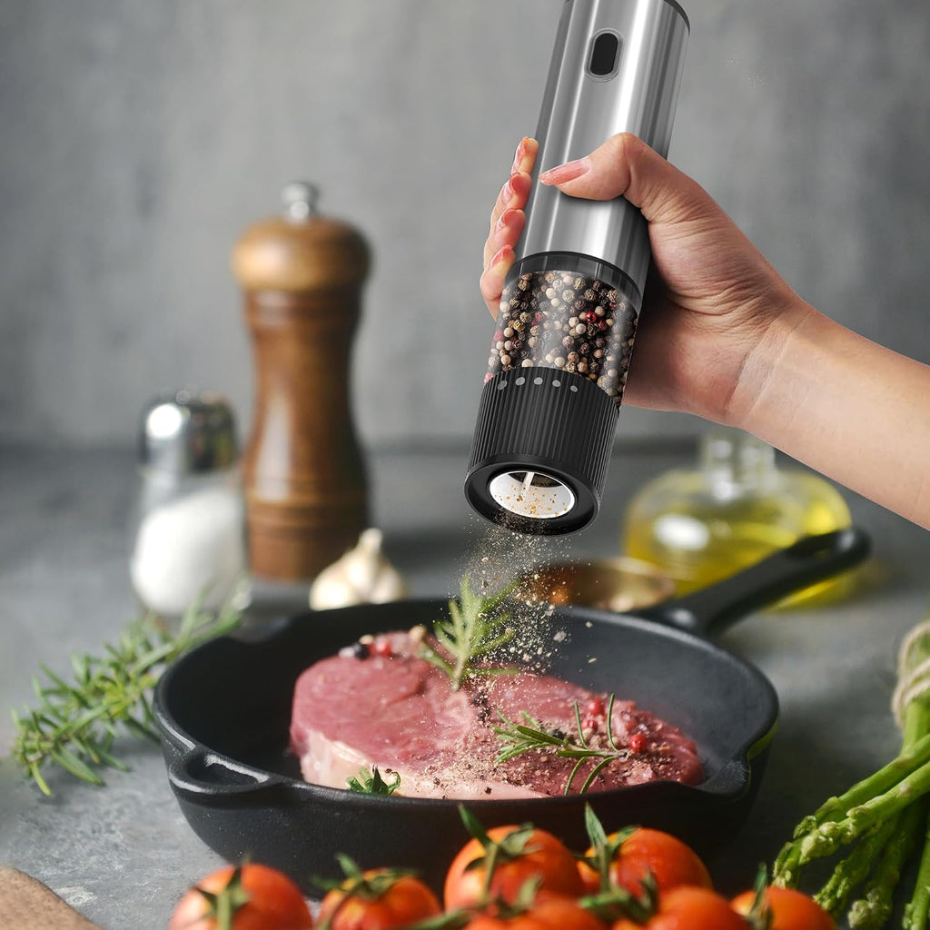 KitchenBoss Electric Pepper Mill 2 Set 2 ml USB-C Charging
