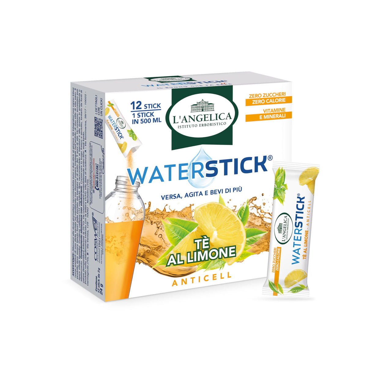 L'Angelica, Waterstick, Ventre Piatto, Mandarino e Arancia, 12 Stick