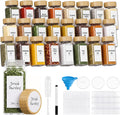 SONGMICS 24 x 120ml Hermetic Glass Spice Jars