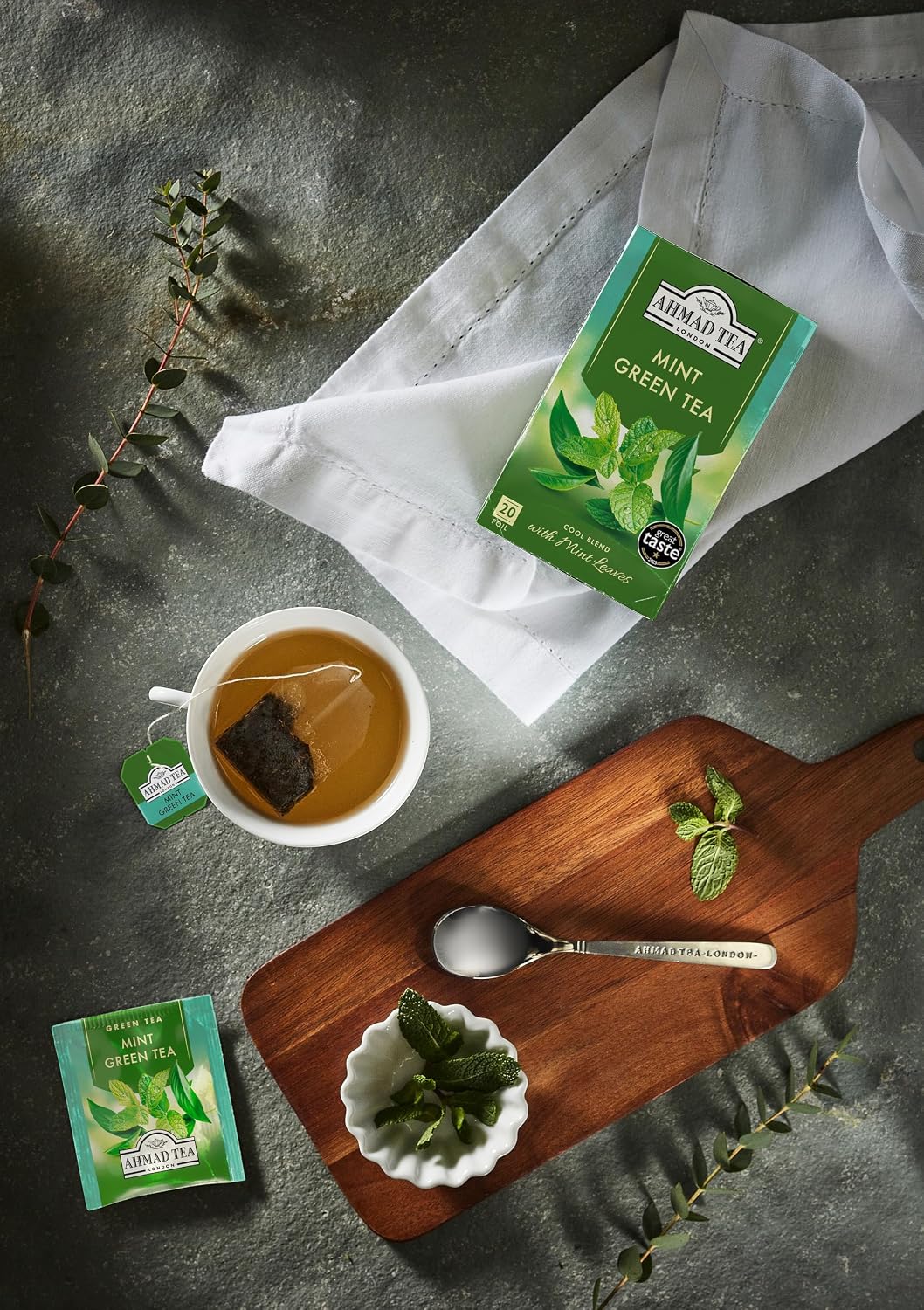 Ahmad Tea - Mint Mystique Flavoured Green Tea 20 Bags - 40g