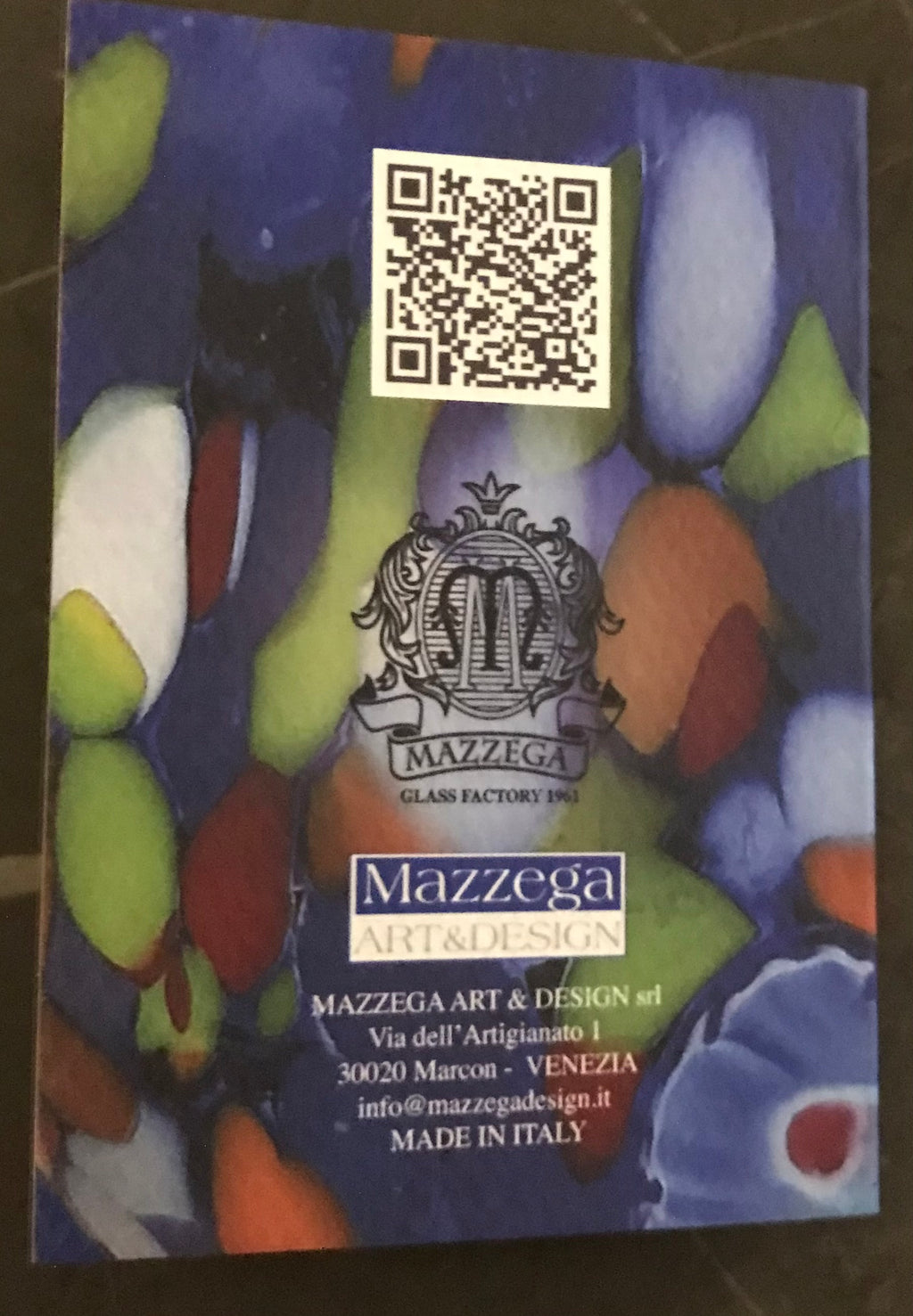 1 Vaso in Vetro Avventurina Soffiato e Lavorato a Mano di Murano,Tesori da collezione