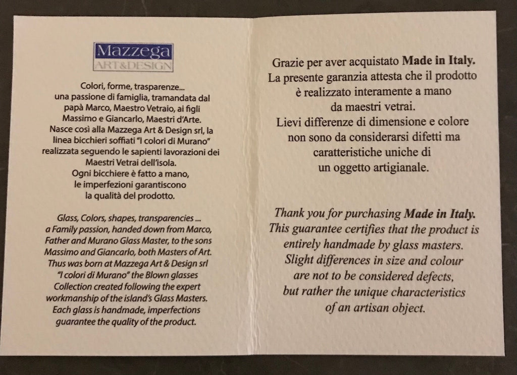 1 Vaso in Vetro Avventurina Soffiato e Lavorato a Mano di Murano,Tesori da collezione