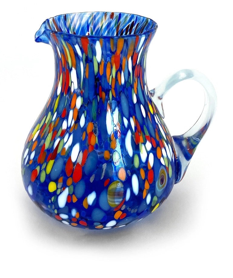 Caraffa in vetro soffiato di Murano