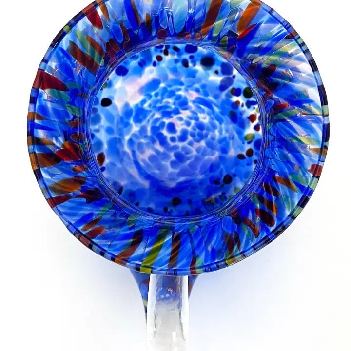 Caraffa in vetro soffiato di Murano