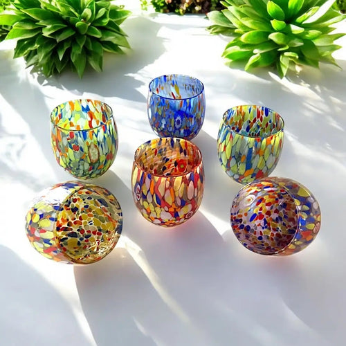 Bicchieri Acqua in Vetro Soffiato di Murano – Tesori da collezione